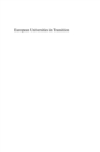 Image for European universities in transition: issues, models and cases