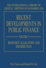 Image for Recent Developments in Public Finance