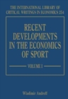 Image for Recent Developments in the Economics of Sport