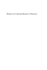 Image for Women on corporate boards of directors: international research and practice