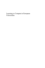 Image for Learning to compete in European universities: from social institution to knowledge business