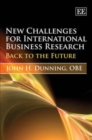 Image for New challenges for international business research  : back to the future