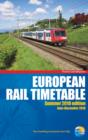 Image for European rail timetable  : rail and ferry services throughout Europe: Summer 2010