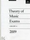 Image for Theory of Music Exams, Grade 6, 2009 : Published Theory Papers