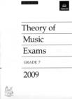 Image for Theory of Music Exams, Grade 7, 2009 : Published Theory Papers