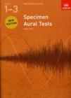 Image for Specimen aural tests  : from 2011: Grades 1-3