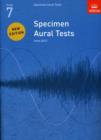 Image for Specimen Aural Tests, Grade 7