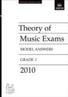 Image for Theory of music exams 2010Grade 1: Model answers