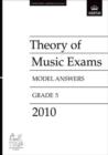 Image for Theory of music exams 2010Grade 5: Model answers