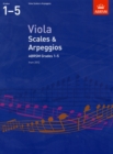 Image for Viola scales &amp; arpeggios  : from 2012: ABRSM grades 1-5