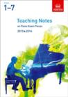 Image for Teaching Notes on Piano Exam Pieces 2015 &amp; 2016, ABRSM Grades 1-7