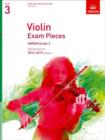 Image for Violin Exam Pieces 2016-2019, ABRSM Grade 3, Part : Selected from the 2016-2019 syllabus