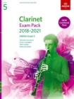 Image for Clarinet Exam Pack 2018-2021, ABRSM Grade 5 : Selected from the 2018-2021 syllabus. Score &amp; Part, Audio Downloads, Scales &amp; Sight-Reading