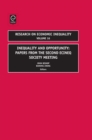 Image for Inequality and opportunity: papers from the second ECINEQ Society meeting