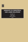 Image for Advances in Industrial and Labor Relations.
