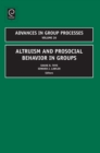 Image for Altruism and Prosocial Behavior in Groups
