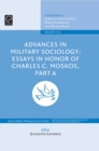 Image for Advances in Military Sociology