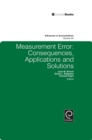 Image for Measurement Error : Consequences, Applications and Solutions