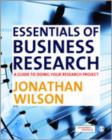 Image for Essentials of business research  : a guide to doing your research project