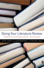 Image for Doing your literature review  : traditional and systematic techniques