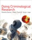 Image for Doing criminological research