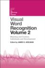 Image for Visual Word Recognition Volume 2