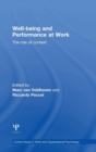 Image for Well-being and Performance at Work