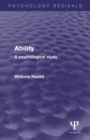 Image for Ability  : a psychological study