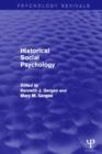 Image for Historical Social Psychology (Psychology Revivals)