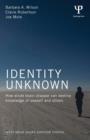 Image for Identity unknown  : how acute brain disease can destroy knowledge of oneself and others