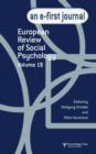 Image for European review of social psychology