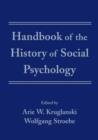 Image for Handbook of the History of Social Psychology