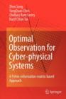 Image for Optimal Observation for Cyber-physical Systems