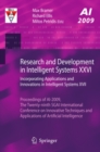 Image for Research and development in intelligent systems XXVI: incorporating Applications and innovations in intelligent systems XVII