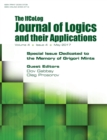Image for Ifcolog Journal of Logics and their Applications. Special Issue Dedicated to the Memory of Grigory Mints. Volume 4, number 4