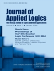 Image for Journal of Applied Logics. The IfCoLog Journal of Logics and their Applications, Volume 9, Issue 1, January 2022. Special issue