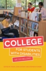 Image for College for students with disabilities  : we do belong