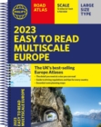 Image for 2023 Philip&#39;s Easy to Read Multiscale Road Atlas Europe