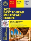 Image for 2025 Philip&#39;s easy to read multiscale road atlas Europe
