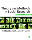 Image for Theory and methods in social research