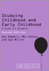 Image for Studying childhood and early childhood  : a guide for students