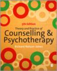 Image for Theory and practice of counselling and therapy