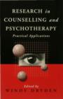 Image for Research in counselling and psychotherapy: practical applications