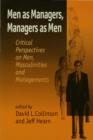 Image for Men as managers, managers as men: critical perspectives on men, masculinities and managements