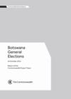 Image for Botswana general elections, 24 October 2014
