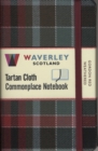 Image for Waverley (M): Gordon Red Weathered Tartan Cloth Commonplace Notebook