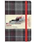 Image for Waverley S.T. (M): Castle Grey Pocket Genuine Tartan Cloth Commonplace Notebook