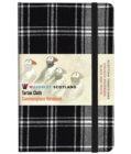 Image for Waverley S.T. (M): Black &amp; White Pocket Genuine Tartan Cloth Commonplace Notebook