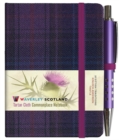 Image for Waverley S.T. (S): Thistle Mini with Pen Pocket Genuine Tartan Cloth Commonplace Notebook