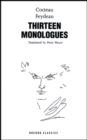 Image for Thirteen monologues